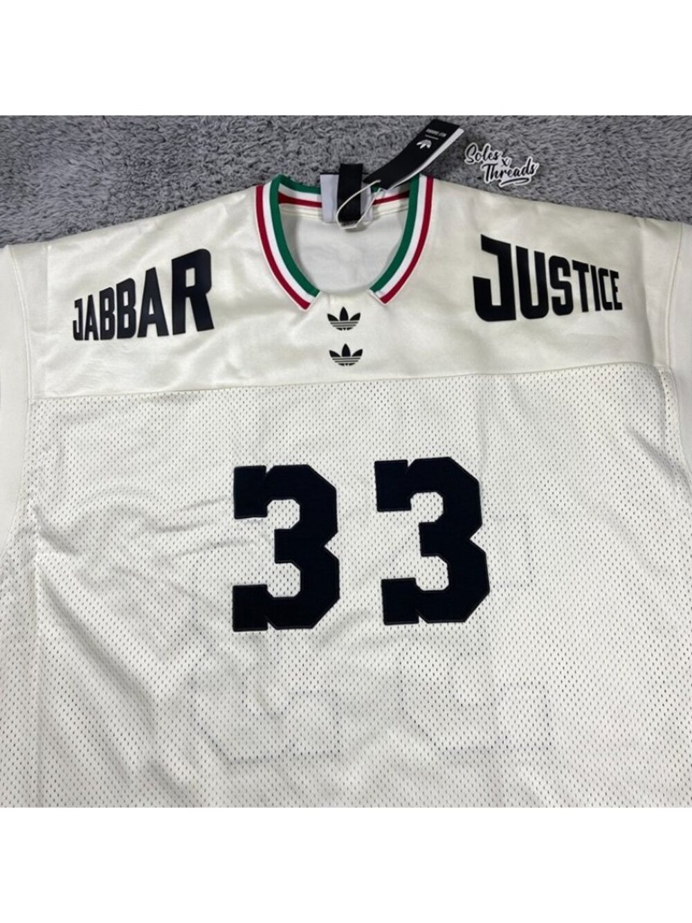 Adidas x Willy Chavarria Basketball Jersey Size Large Men Off-White JV6410 - Picture 6 of 10